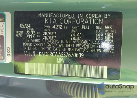 2025 Kia Seltos Ex from USA, damaged, VIN KNDERCAA5S7670609